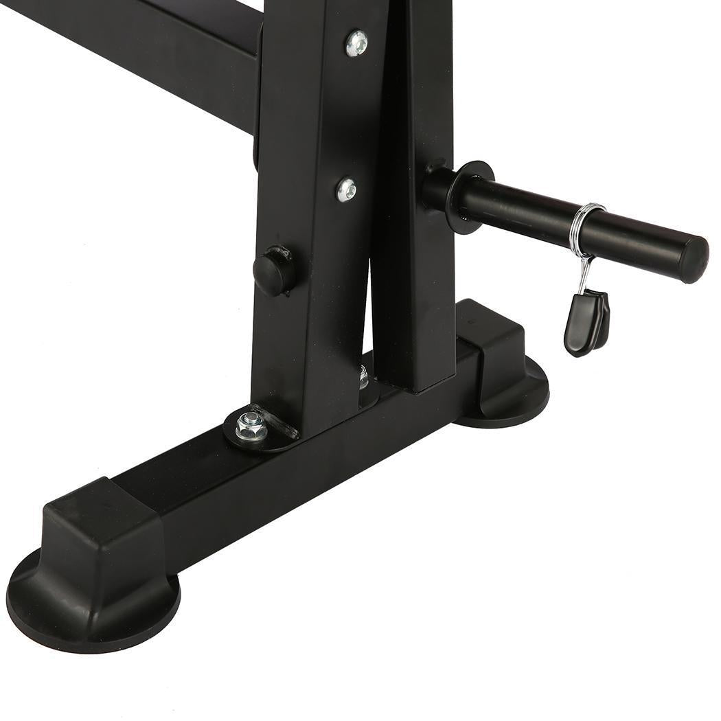 Adjustable Weight Bench with Barbell Rack Foldable Flat Bench Extension Weight Benches Workout