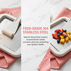 Ice Cream Maker, Rolled Ice Cream Maker, Soft Serve Ice Cream Maker – Perfect for Ice Cream, Frozen Yogurt & More! Food-Grade  Steel Ice Cream Roll Machine for Home Use (White)