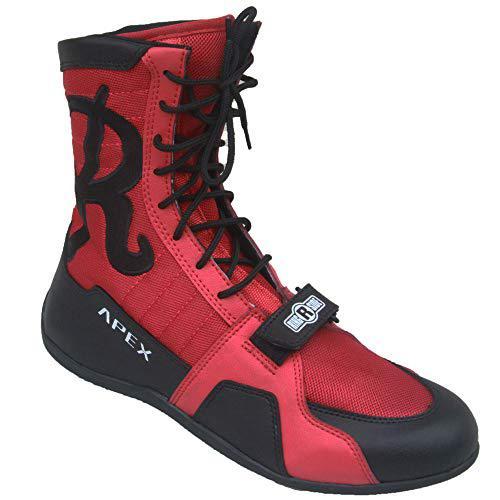 ringside elite boxing shoes rd/bk, 10