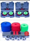 Oxodoi Adjustable Fitness Dumbbells Set, Weights Set With Connecting Rod for Male and Female 20KG/44LB