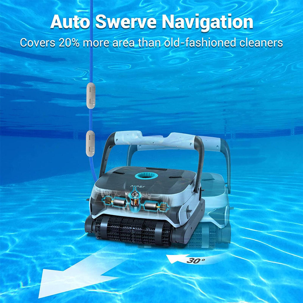 aiper smart orca 1200 pro automatic robotic wall climbing swimming pool cleaner