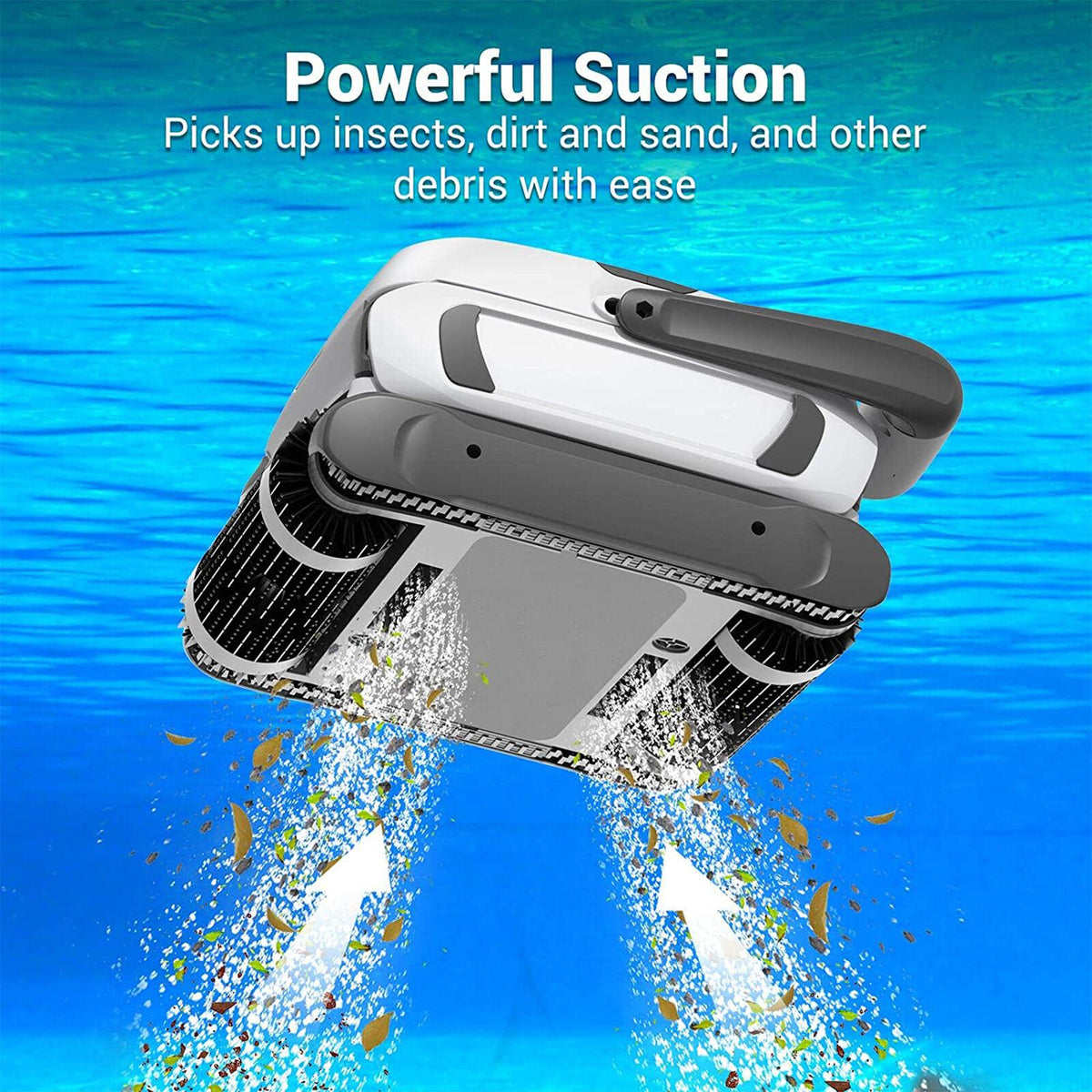 aiper smart orca 1200 pro automatic robotic wall climbing swimming pool cleaner