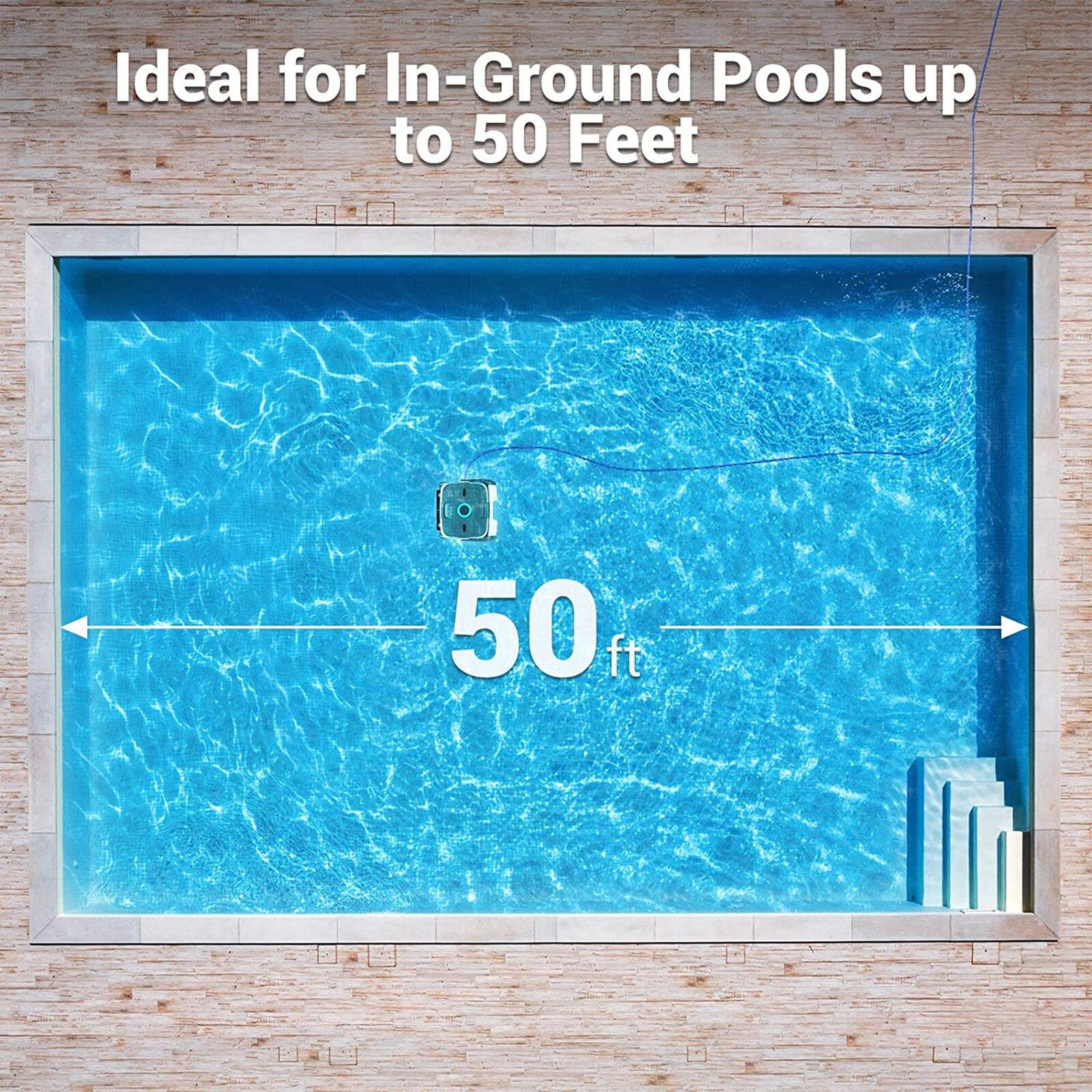 aiper smart orca 1200 pro automatic robotic wall climbing swimming pool cleaner