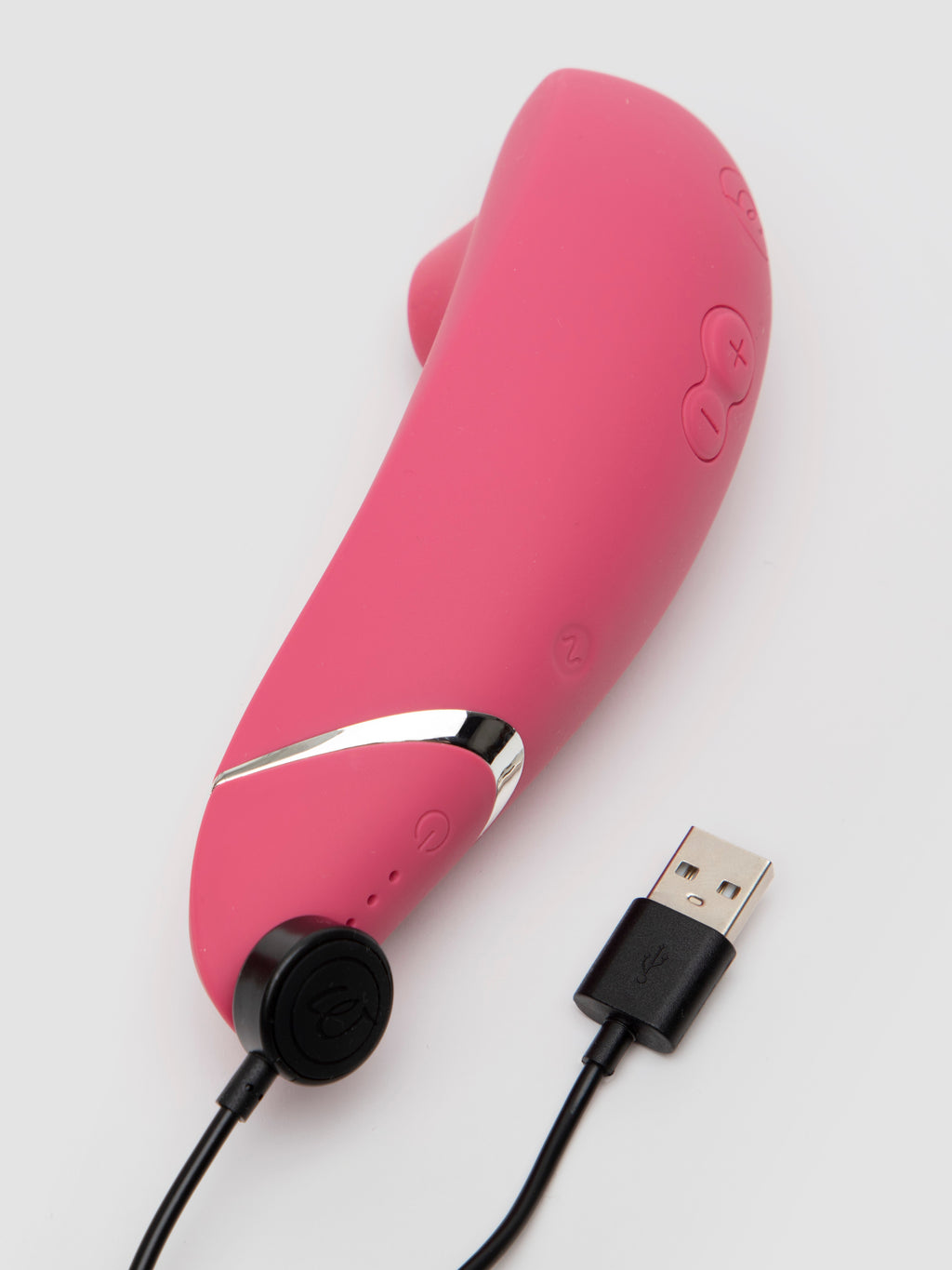 Womanizer Premium 2 Rechargeable Smart Silence Clitoral Suction Stimulator, Pink | Pink