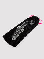 Lovehoney Ribbed G-Spot Sensual Glass Dildo, Clear