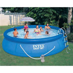 15' x 42" Inflatable Above-Ground Pool Set with Kokido Telsa 10 Vacuum
