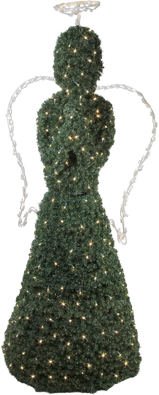 Bethlehem Lighting 6.5' Giant Commercial Grade LED Lighted Angel Topiary Christmas Outdoor Decoration
