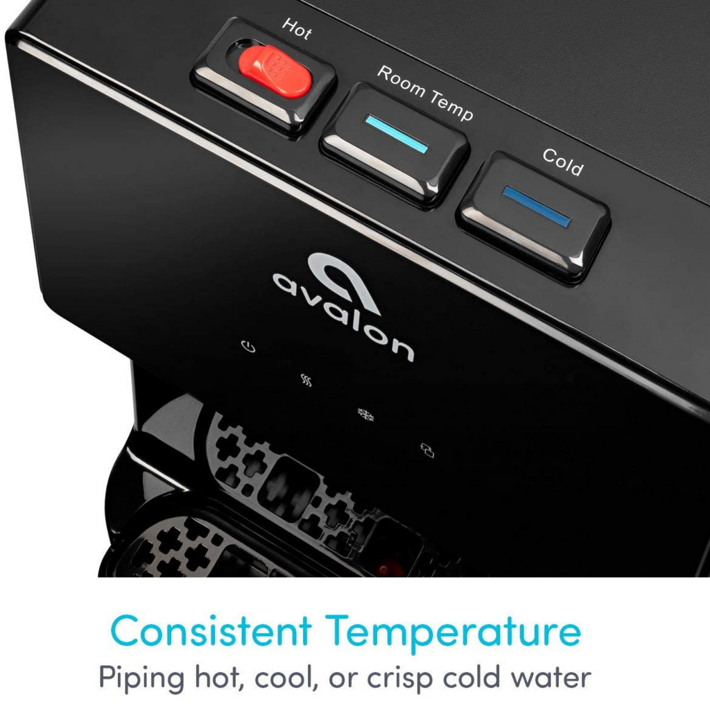 avalon bottom loading water cooler water dispenser with bioguard, 3 temperature settings