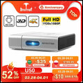 byintek u50 full hd 1080p android wifi smart 2k 3d 4k tv portable laser home the
