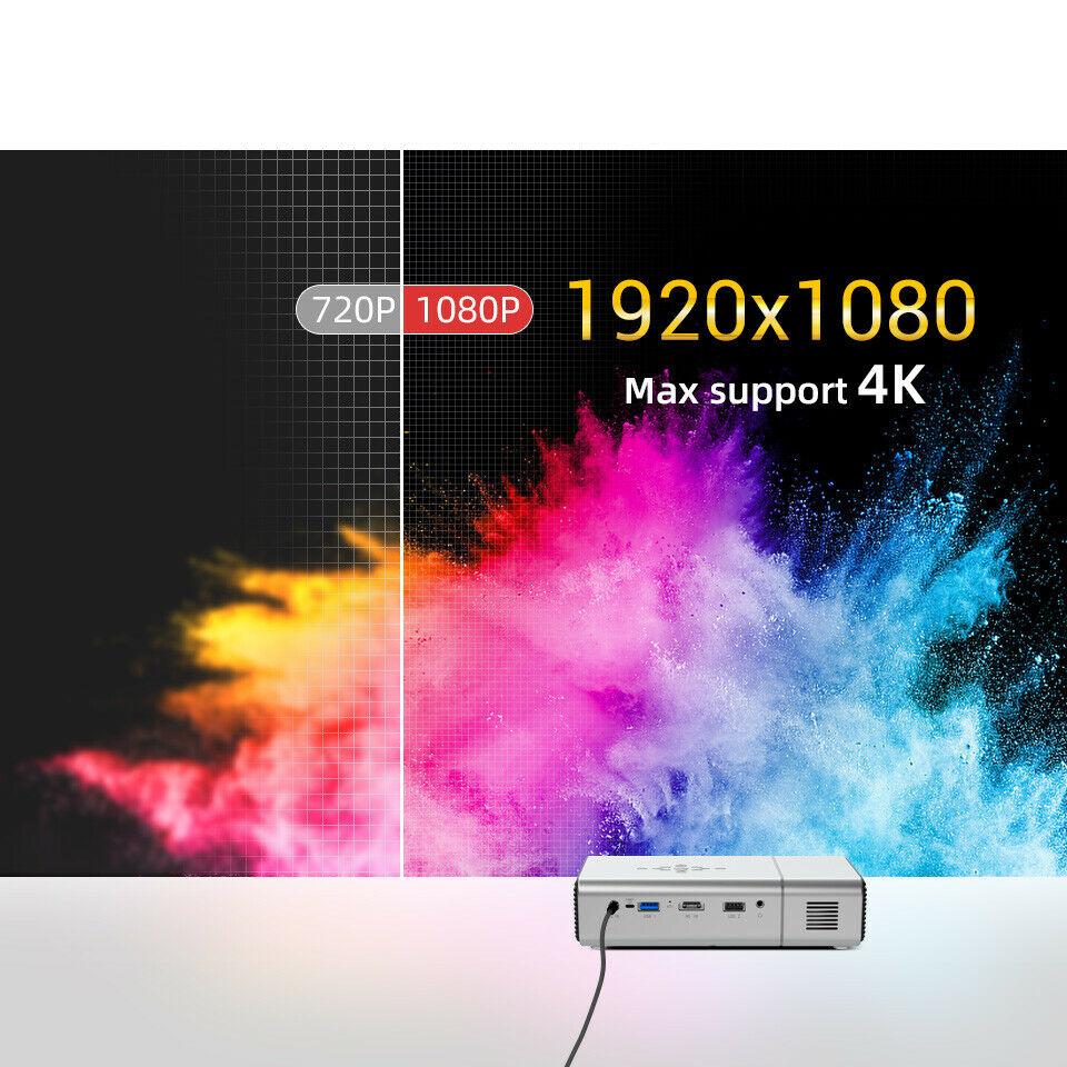 byintek u50 full hd 1080p android wifi smart 2k 3d 4k tv portable laser home the