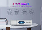 byintek u50 full hd 1080p android wifi smart 2k 3d 4k tv portable laser home the