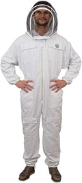 humble bee 411 polycotton beekeeping suit with fencing veil
