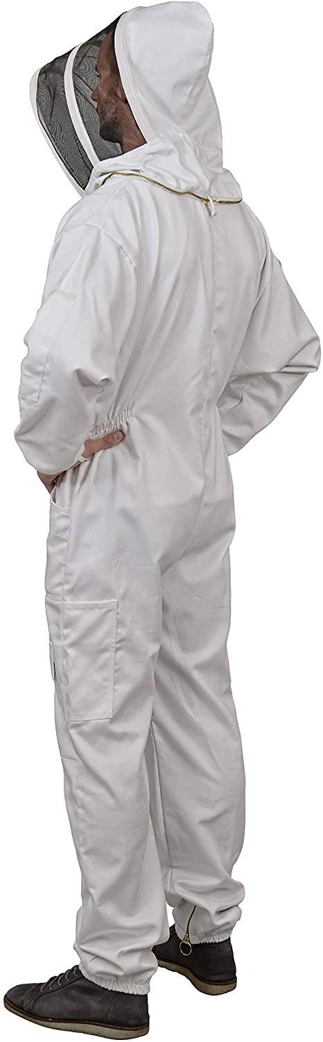 humble bee 411 polycotton beekeeping suit with fencing veil