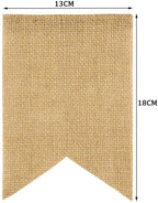 PRETYZOOM Christmas Tree  Banner Burlap Hanging  Christmas Hanging Decorations for Anniversary Wedding Birthday Party Wall Decor Party Supplies