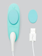 We-Vibe Moxie App and Remote Controlled Wearable Clitoral Knicker Vibrator, Blue