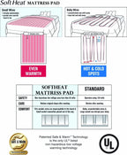 Soft Heat Electric Warming Blanket Full Size-Chocolate