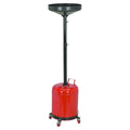 Oil Waste Drain Pan Portable 5 Gal Gallon Draining Tank Dolly Funnel Drum Lift