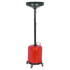 Oil Waste Drain Pan Portable 5 Gal Gallon Draining Tank Dolly Funnel Drum Lift