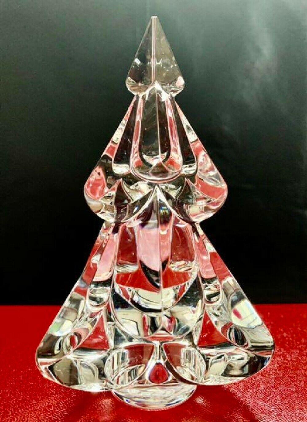 Baccarat Christmas Tree Crystal Glass Snow H135 cm x D85 mm Unused Cute !!