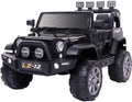 Zimtown 12V Ride On Car Kids SUV Electric Battry Powered Truck w/ Remote Control, 3 Speeds, LED Lights, MP3 - Black