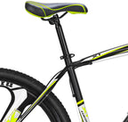 Eurobike X1 Mountain Bike 17 Inch Steel Frame 21 Speed 27.5 Inch K Wheel Mountain Bicycle Blackyellow