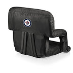Winnipeg Jets Black Portable Reclining Stadium Seat