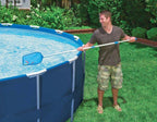 26711EH 12ft x 30in Prism Metal Frame Above Ground Swimming Pool with Filter Pump and Cleaning Maintenance Kit with