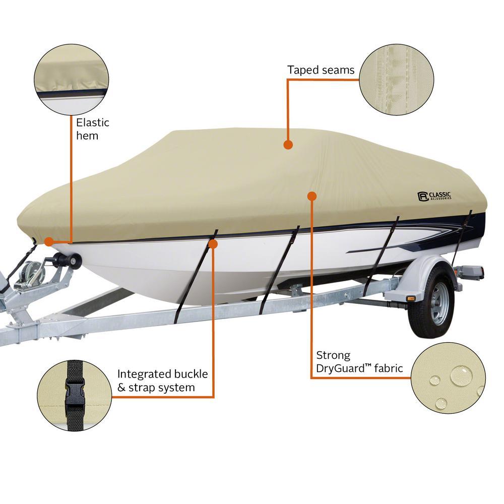 DryGuard Waterproof 16 ft. to 18.5 ft. Boat Cover