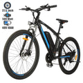 27.5 In. 500W Electric Bicycle, 48V Electric Mountain Bicycle with 10AH Removable Battery, 21-Speed Gear and LCD Display, Commuter Ebike for Adult Men Women