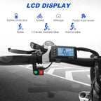27.5 In. 500W Electric Bicycle, 48V Electric Mountain Bicycle with 10AH Removable Battery, 21-Speed Gear and LCD Display, Commuter Ebike for Adult Men Women