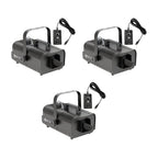 American DJ Snow Machine 600W High Output Area Effect with Wired Remote (3 Pack)
