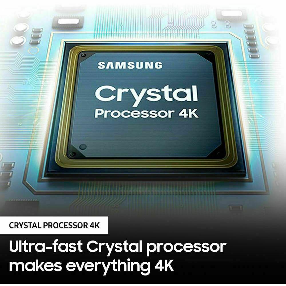 samsung 55" au8000  4k crystal uhd hdr smart tv - 3 hdmi (2021)