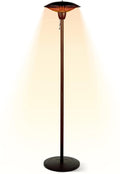 Simple Deluxe 1500W Patio Electric Heater,Outdoor Patio Heater Infrared Heater for Camping,Black