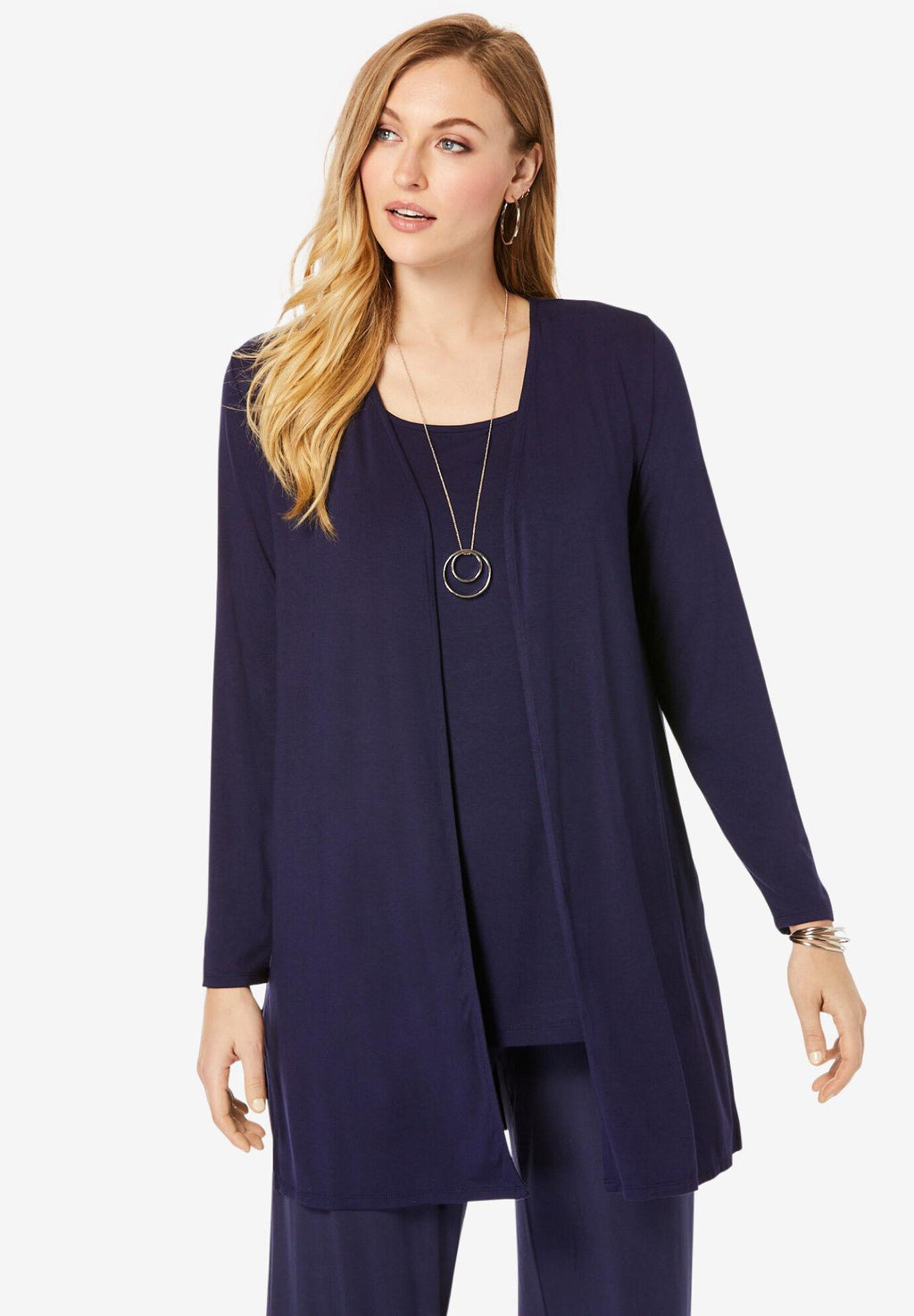 open-front cardigan