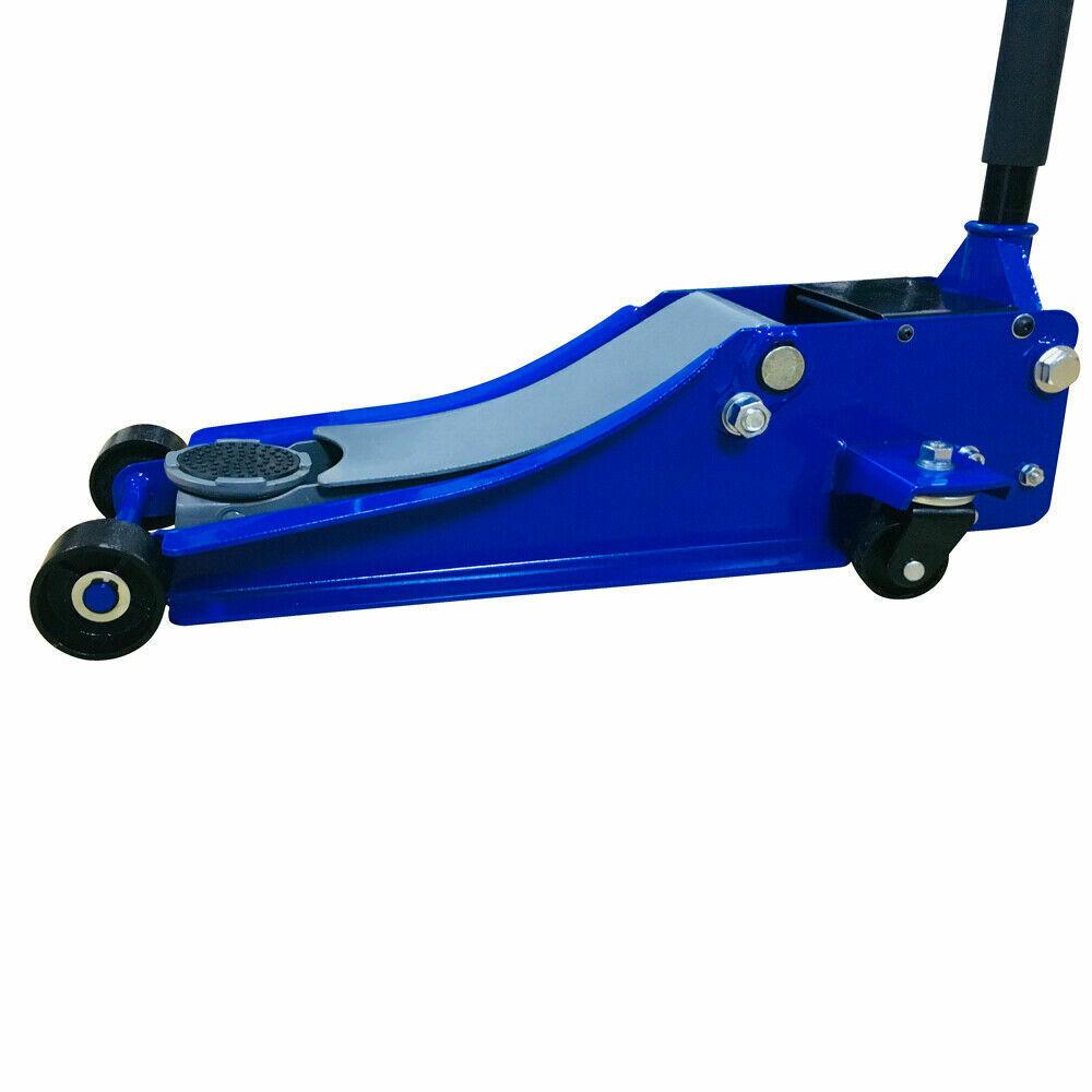 3 Ton Heavy Duty Hydraulic Floor Jack for Truck Trailer Car Steel Blue