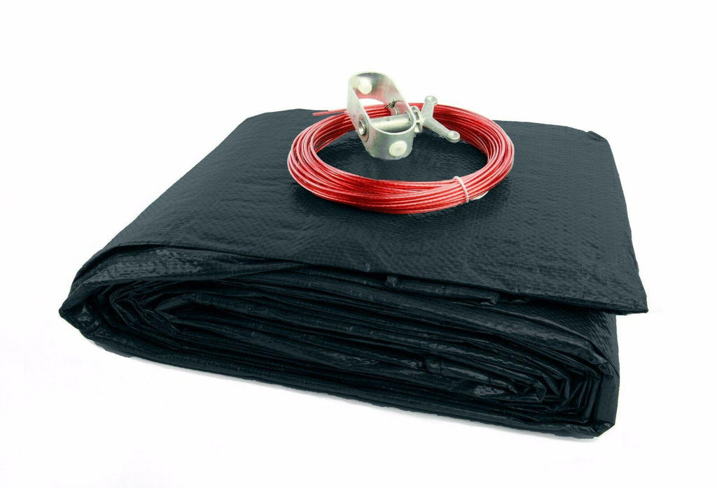 round deluxe reversible above-ground swimming pool winter cover (various sizes)