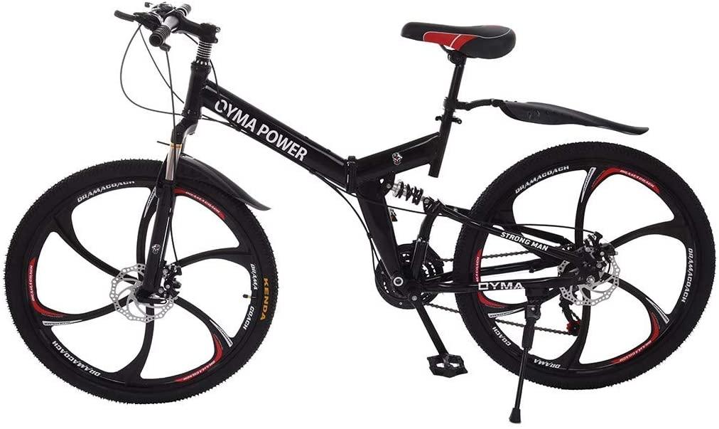 26" Road Bike,21 Speed Bicycles with Double Suspension/s Derailleur/MTB,High Carbon Steel Road Bike for Man Women(from NJ)