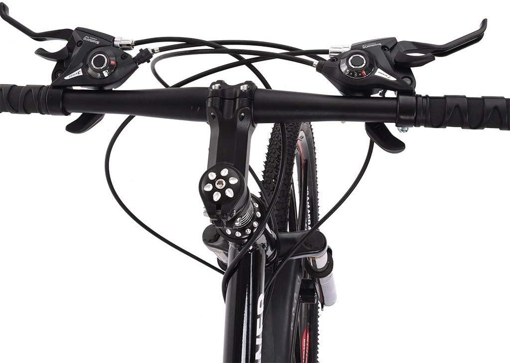 26" Road Bike,21 Speed Bicycles with Double Suspension/s Derailleur/MTB,High Carbon Steel Road Bike for Man Women(from NJ)