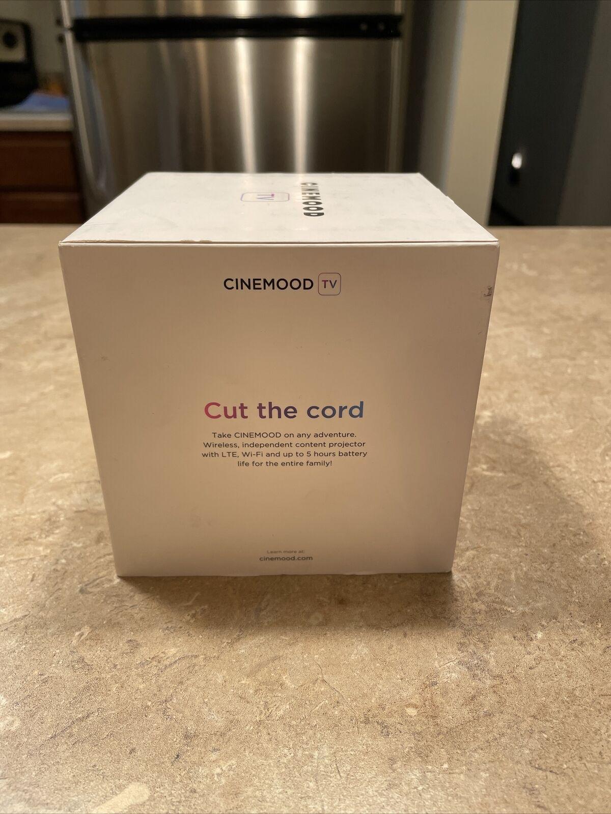 cinemood tv - first lte portable projector with sim card slot