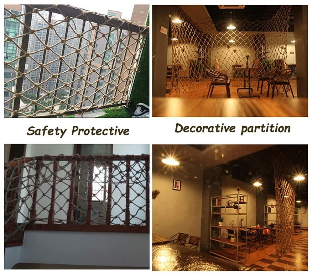 Children Protective Netting 12mm/12cm Outdoor Climbing Rope Nets Stairs Safety Netting Outdoor Training Protection Net Balcony Anti-Fall Net，for Entertainment Venues Stairs Safety +++