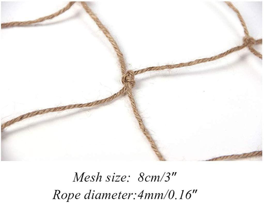 Children Protective Netting 12mm/12cm Outdoor Climbing Rope Nets Stairs Safety Netting Outdoor Training Protection Net Balcony Anti-Fall Net，for Entertainment Venues Stairs Safety +++