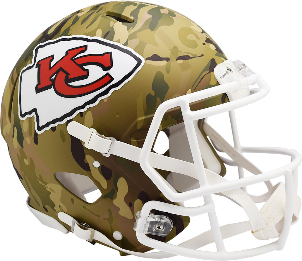 Riddell Kansas City Chiefs Camo Alternate Revolution Speed Authentic Football Helmet
