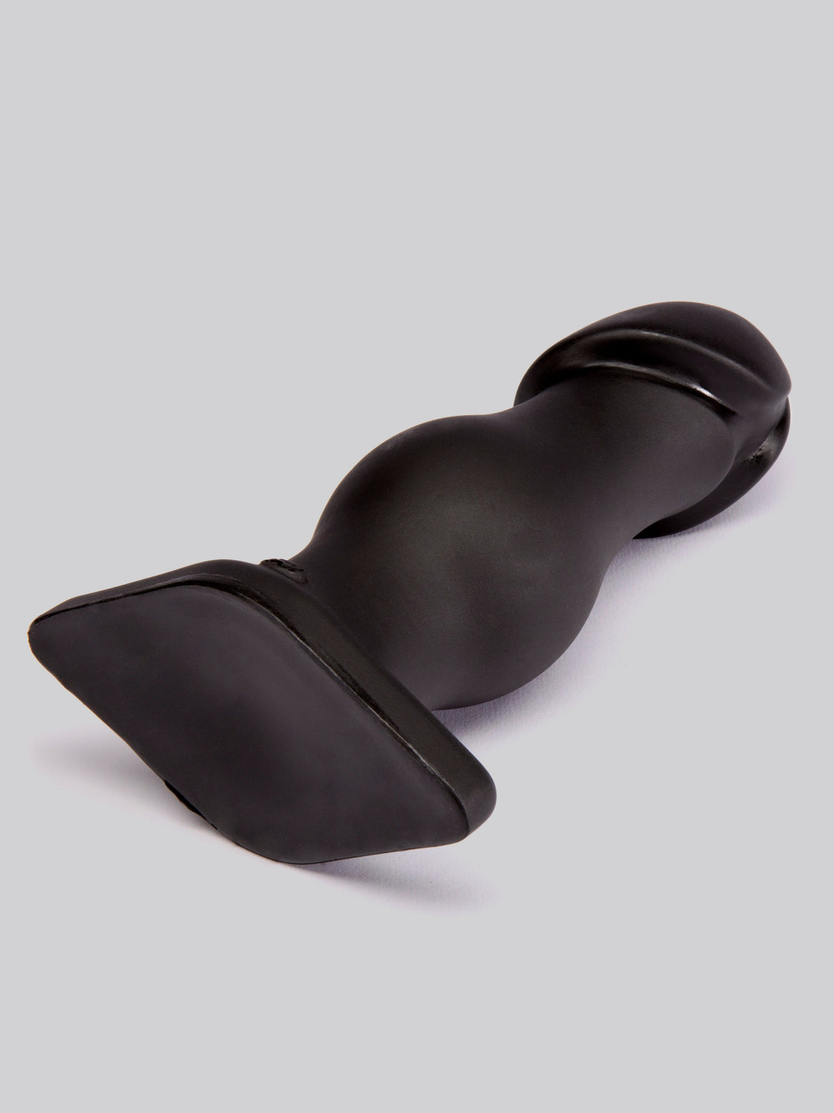Doc Johnson Titanmen The Rumpy Smooth Butt Plug 6.5 Inch, Black
