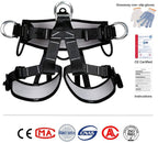 HEEJO Climbing, Safety Safe Seat Belt for Outdoor Tree Climbing, Outward Band Expanding Training LarSize,Climbing Gear