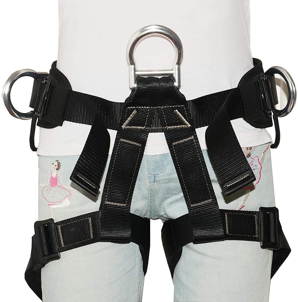 HEEJO Climbing, Safety Safe Seat Belt for Outdoor Tree Climbing, Outward Band Expanding Training LarSize,Climbing Gear