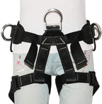 HEEJO Climbing, Safety Safe Seat Belt for Outdoor Tree Climbing, Outward Band Expanding Training LarSize,Climbing Gear