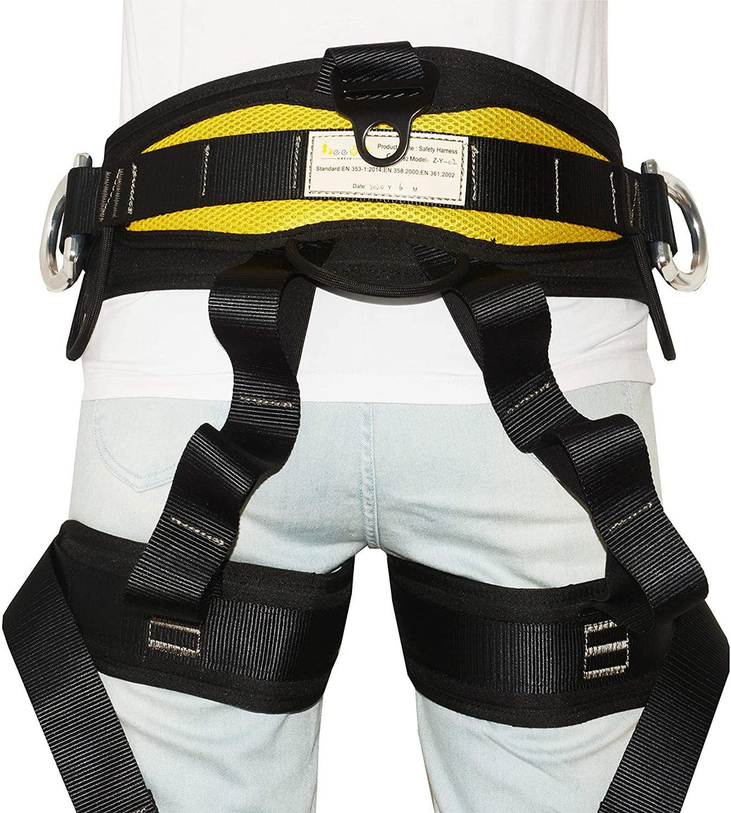 HEEJO Climbing, Safety Safe Seat Belt for Outdoor Tree Climbing, Outward Band Expanding Training LarSize,Climbing Gear