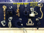 11 PIECE AUTO BODY FRAME MACHINE TOOLS AND CLAMP CHAIN SET