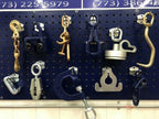 11 PIECE AUTO BODY FRAME MACHINE TOOLS AND CLAMP CHAIN SET
