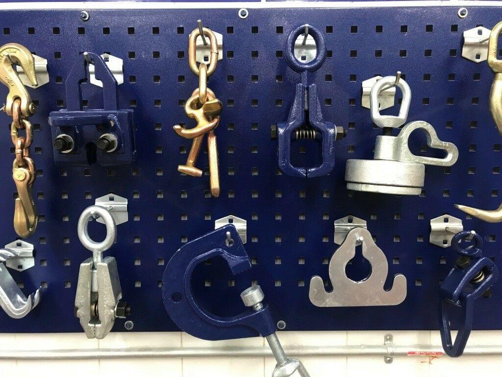 11 PIECE AUTO BODY FRAME MACHINE TOOLS AND CLAMP CHAIN SET